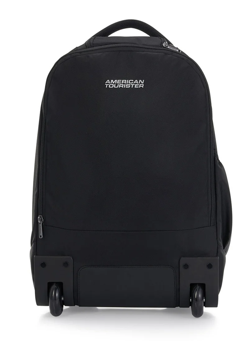 American Tourister  Segno 2.0 Wheeled Laptop Bag, 32L Capacity, Polyester, Black|Front Storge Pocket|15.6" Laptop Compartment|Bottle Holder|Tractum Suspension - 3 Years International Warranty  | Best Price UAE